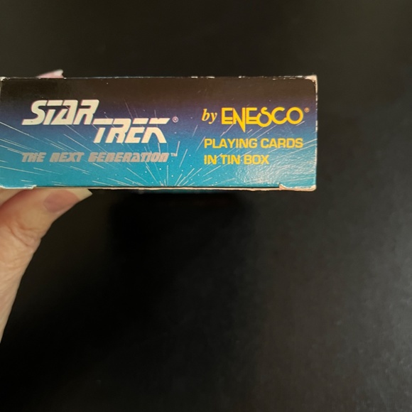 Star Trek: The Next Generation Double Deck Playing Card Set in Tin & Orig. Box - Picture 14 of 16